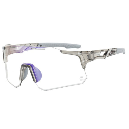 New Men's and Women's Outdoor Sports Glasses Cross-Border Color-Changing Sunglasses Fashion Trend European and American Windproof Cycling Sunglasses