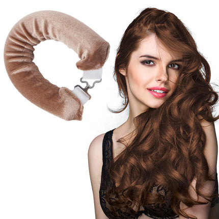 Cross-border new thick lazy sleeping non-hot curly hair curler European and American simple hair curler hook in stock wholesale