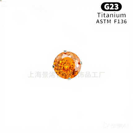 F136 Titanium Alloy Cross-border Bird's Nest Cut Earrings Earrings Earrings Ear Bone Ear Nail Accessories