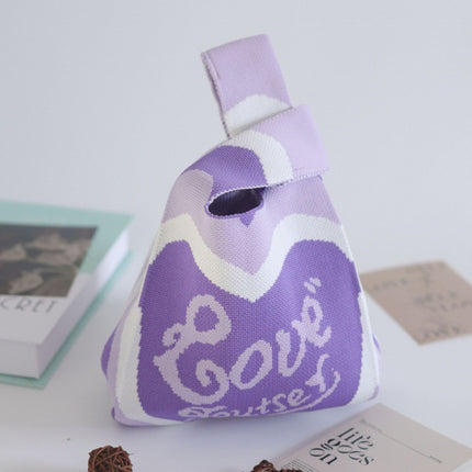 Knitted Tote Bag / Sac Tote Tissé