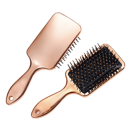 Square Electroplated Rose Gold Hair Massage Scalp Air Cushion Comb Women's Household Hair Shown Air Cushion Comb