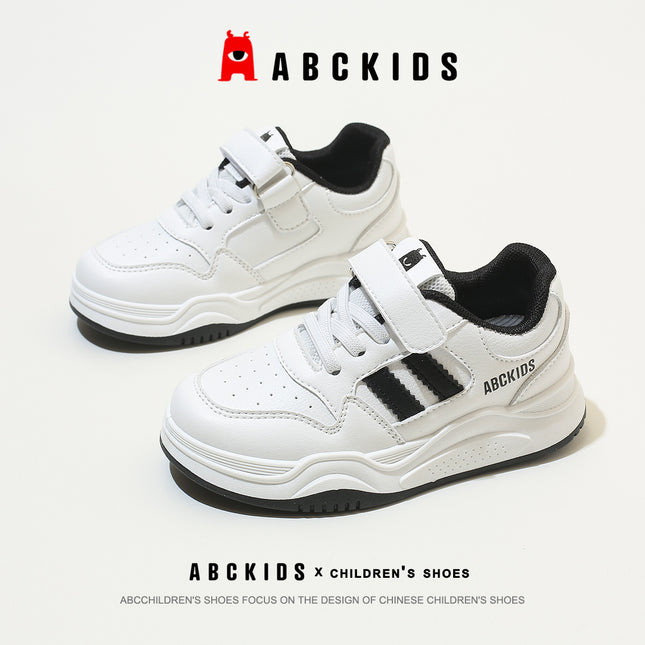 Abckids2023 years old children's sneaker boys and girls baby board shoes spring and autumn small white shoes SY233603036AX