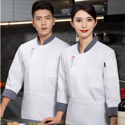 Professional clothing manufacturers, chef's clothing, catering work clothes, kitchen work clothes, hotel uniforms, cotton-containing breathable kitchen clothing