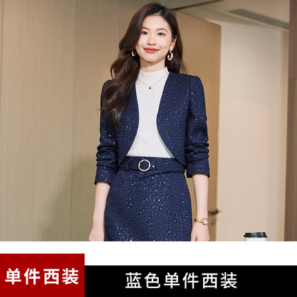 Suit suit Women's Business Wear Fashion Early Autumn Western Style Fashion Age-reducing Autumn Wear 2023 New Suit Two-piece Set