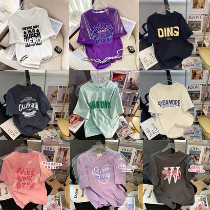 Alibaba plus size 1688 website ladies bottoming shirt stall supply 9.9 postage a generation