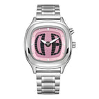 Square second display-pink