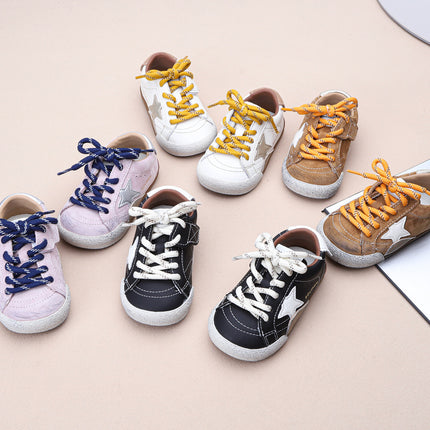 Children's Sneakers 2025 Autum New Boys' Low-Cut Non-Slip Shoes Girls' Fashionable Versatile Casual Sports Shoes