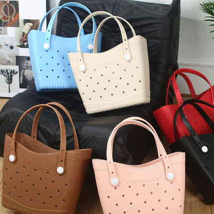 2025 Summer New EVA Hole Bag Casual Women's Handbag Beach Pet Bag Wear-resistant in stock Tote Bag