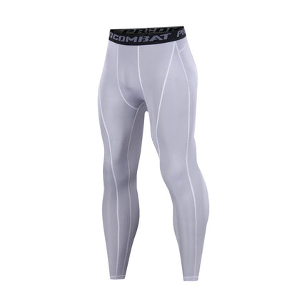 Sports Tights for Men, Elastic Pants, Basketball, Football, Track and Field, Sports Training Leggings, Running Fitness Pants, Quick-Drying