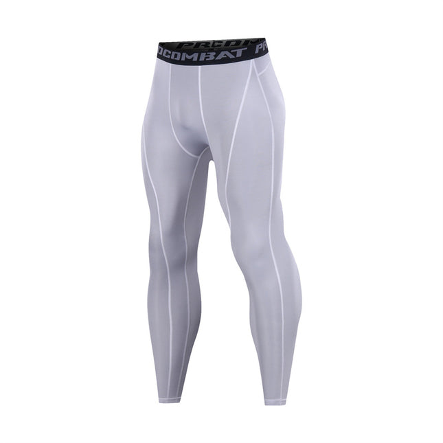 Sports Tights for Men, Elastic Pants, Basketball, Football, Track and Field, Sports Training Leggings, Running Fitness Pants, Quick-Drying