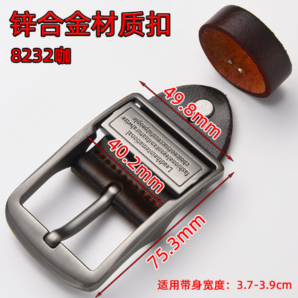 Men's Belt Buckle Pin Buckle Belt Buckle Head Waist Trousers Belt Buckle Head Leather Belt Belt Buckle Fittings