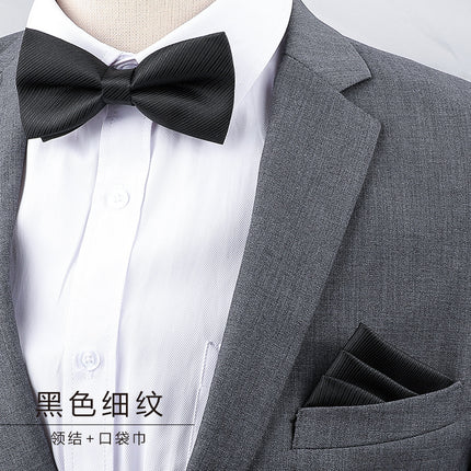 Men's Business Banquet Multicolor Pocket Towel Set Wedding Wedding Bow Best Man Groom Men's Dress Accessories