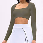 Olive Green Top / XS
