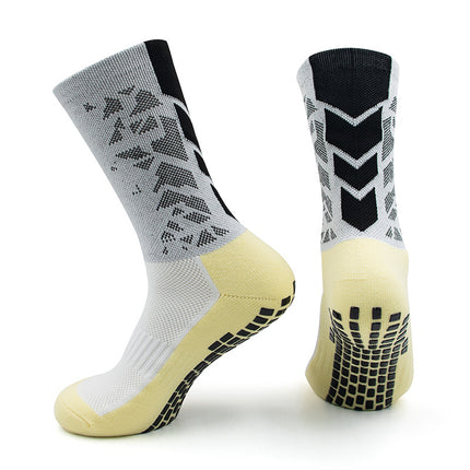 Spring and Summer Adult Professional Football Socks, Training Non-Slip Socks, Towel Bottom Sports Socks, Mid-Tube Dotted Socks, Factory Wholesale