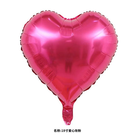 18inch Love Light Board Aluminum Film Balloon Wedding Room Decoration Valentine's Day Party Floating Love Balloon Wholesale