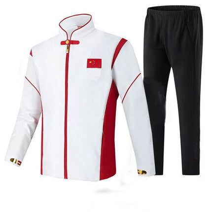 National Team Spring and Autumn Sportswear National Uniform Set Athlete Appearance Taekwondo Martial Arts Training Coach Sports
