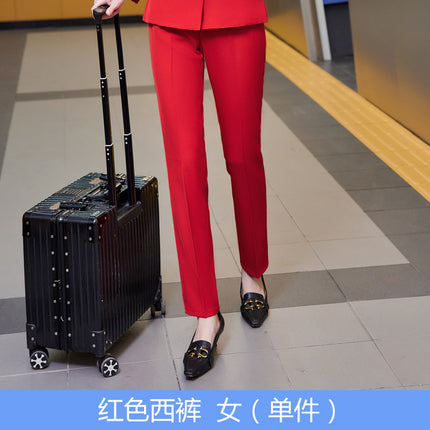 Autumn and winter men's and women's double-breasted suit suit performance clothing Aviation captain uniform property hotel security work clothes men