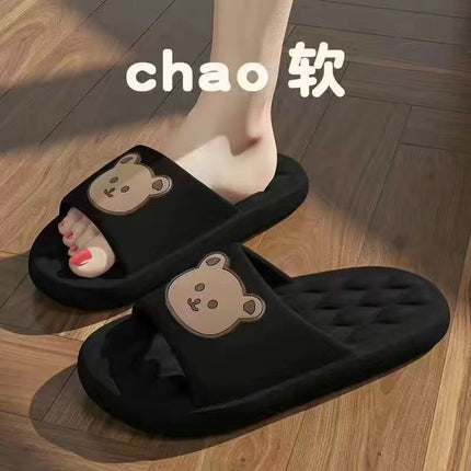 2025 Men's Summer Slippers for Outdoor Wear, Home Use, Bathing, Non-Slip, Comfortable Flat Sandals with Hollow Design