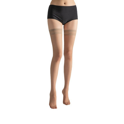Ultra-thin Silk Stockings Women's Summer Invisible Crystal Silk Over-the-Knee Socks Non-slip Sexy Slimming Half Anti-hook Silk Thigh Socks