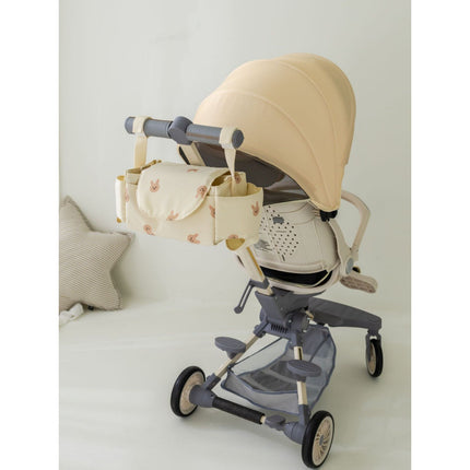 New Children's Stroller Hanging Bag Cartoon Bear Mommy Bag Diaper Bag Bottle Storage Bag Multi-Function