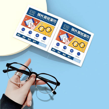 Glasses Wipes, Dust Removal, Quick Drying, Traceless Sunglasses, Disposable Lens Glasses Wipes Wholesale