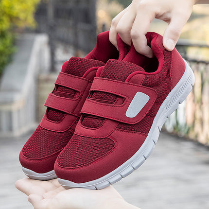 Four Seasons Middle-Aged and Elderly Mother's Shoes, Slip-On Slip-Ons, Elderly Shoes, Women's Shoes, Men's Shoes, Breathable and Lightweight Walking Shoes