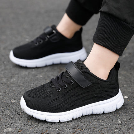 Cross-border Children's Shoes Spring and Autumn Children's Sneakers Boys' Breathable Mesh Face Comfortable Lightweight Running Shoes for Middle and Large Children and Girls