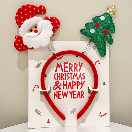 Christmas Antler Headband Holiday Costume Headband Cartoon Hairband for Women 2026 New Children's Hairpin Hair Accessory Gift