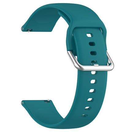Suitable for Xplora X6 Play Children's Watch Silicone Strap Sports Wristband 20mm Silver Buckle