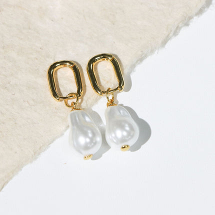 Aliexpress French Retro Special-Shaped Baroque Pearl Necklace Pearl Earrings Accessible Luxury High-End Pearl Bracelet for Women