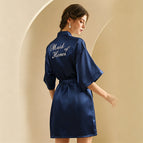 Chief Bridesmaid-Navy Blue (Half Sleeve) / M