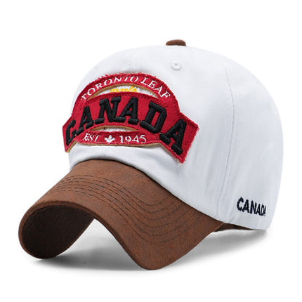 Hat Men's and Women's Four Seasons Letters Embroidered Soft Top Baseball Cap Korean Sunscreen Sun Hat Outdoor Casual Cap