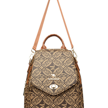 Fashion Printed Backpack Women's 2025 New Large Capacity Casual Travel Bag Simple Lightweight Women's Backpack