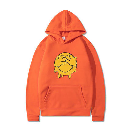 Amazon 2022 New Winter Men's and Women's Sweatshirts Hip-Hop Cartoon Printed Long-Sleeved Casual Hoodies
