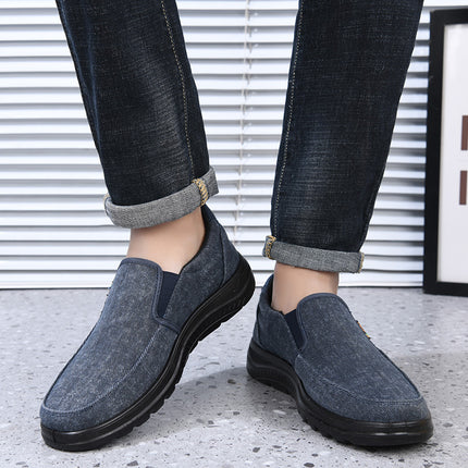 Spring and Autumn New Men's Casual Single-layer Shoes Light Sole Old Beijing Men's Cloth Shoes Outdoor Breathable Shoes