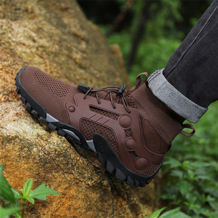 Outdoor Hiking Shoes, Non-Slip, Breathable and Wear-Resistant, Men's and Women's Cycling Shoes, Running Shoes, Outdoor Fishing, Camping, Hiking and Rock Climbing Shoes