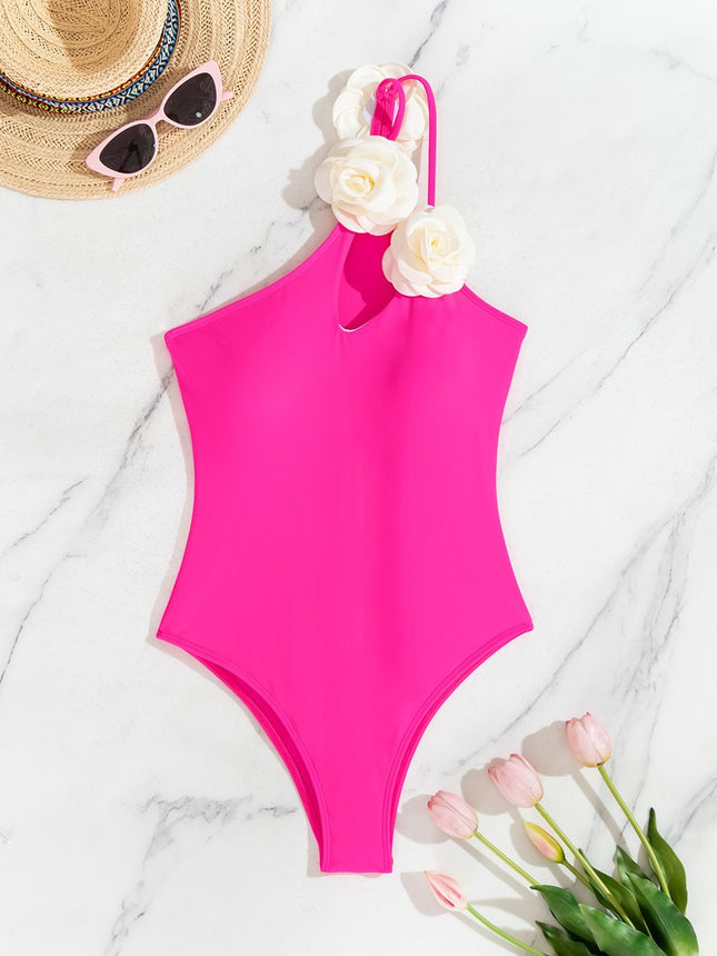 New Swimwear Women Sexy one-piece Solid Color Super Spicy Swimwear European and American Bikini Trend Swimwear Beach Vacation Foreign Trade