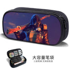 Waterproof, scratch-proof, non-fading, large-capacity three-layer pencil case / B44357