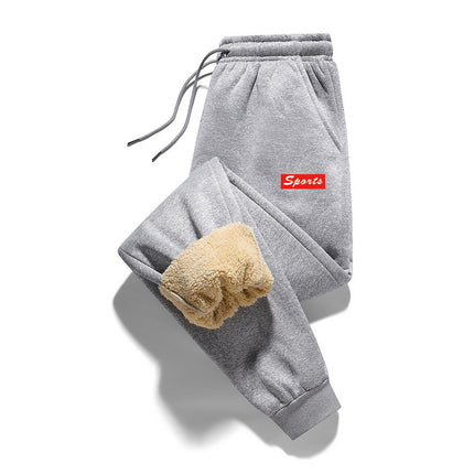 2025 New Winter Velvet Thickeneded Slim Fit Leggings Sweatpants Cashmere Elastic Casual Sports Pants