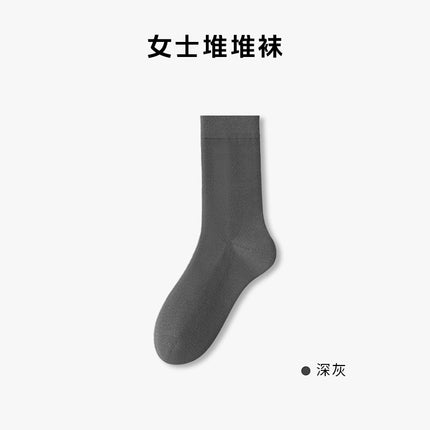 Women's Pure Cotton Socks for Spring and Summer, Seamless, Anti-Pilling, Mid-Calf, Loose-Fitting, Postpartum Socks, Wholesale from Zhuji