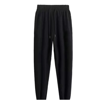 Autumn New Sports Pants Trousers Men's Sports Casual Straight Leg Loose Men's Sweatpants fleece-lined Trendy Wholesale Leg Pants