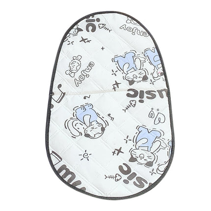 Creative cartoon memory cloth aluminum film summer sunscreen heat insulation waterproof electric car cushion motorcycle dustproof flip pad