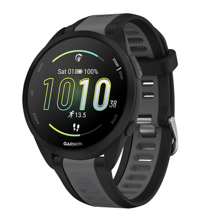 For Jiaming Forerunner 165 Silicone Two-Tone Strap Garmin 245 Venu SQ Replacement Wristband
