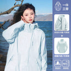 96888 women’s model-glacier blue [three-in-one detachable] / S