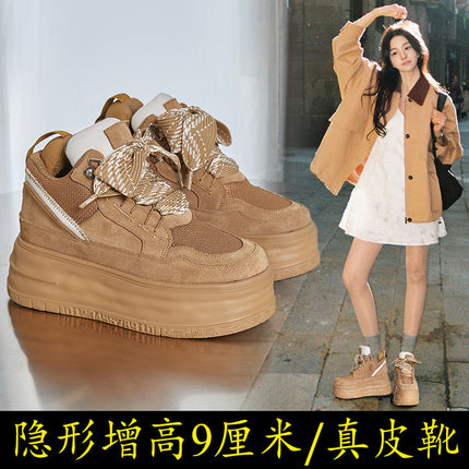 European Station Ug Mel High-Quality Fur Integrated Snow Boots Women's Casual Shoes Fur Shoes Bread Shoes