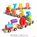 Large [beech hook] 11-section digital train