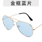 Gold frame blue film / As shown in the picture
