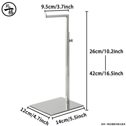 Cross-Border Exclusive Supply of Stainless Steel Bag Racks, Bag Display Racks, Bag Supports, Bag Racks for Stores, Adjustable Handbag Stands