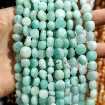 8-10mm natural stone loose beads amethyst agate straight hole gravel diy jewelry accessories amorphous beads