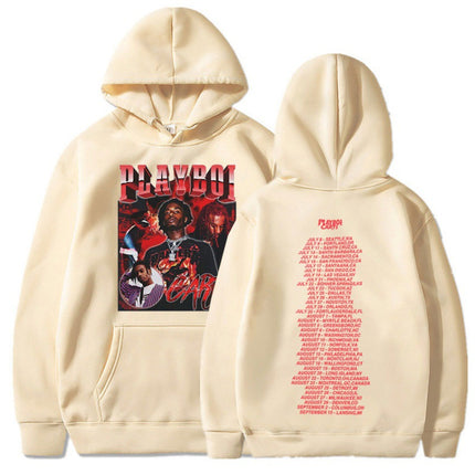 [Cross-border European Code] Rapper Playboi Carti Hoodies Men's Hoodie
